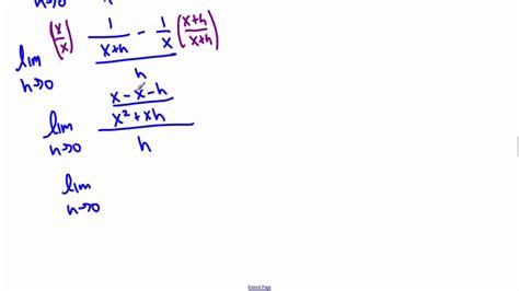 Derivative of y = (x-1)/(x+1)